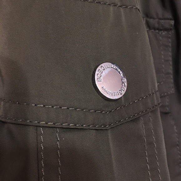 BCBG Green Jacket with orange piping - Picture 11 of 12